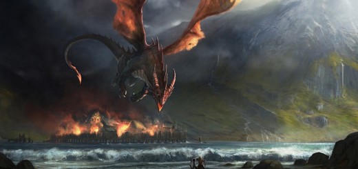 wallpaper dragon de fuego
