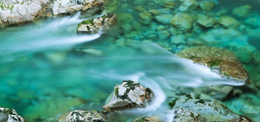 wallpaper de rio con aguas cristalinas