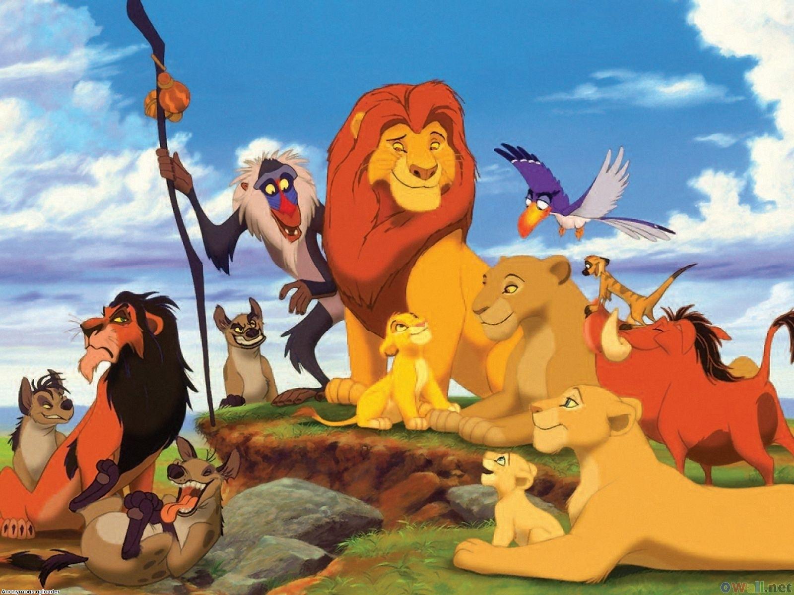 wallpaper hd el rey leon con todos los personajes