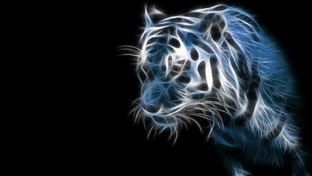 wallpaper hd en 3D de un tigre